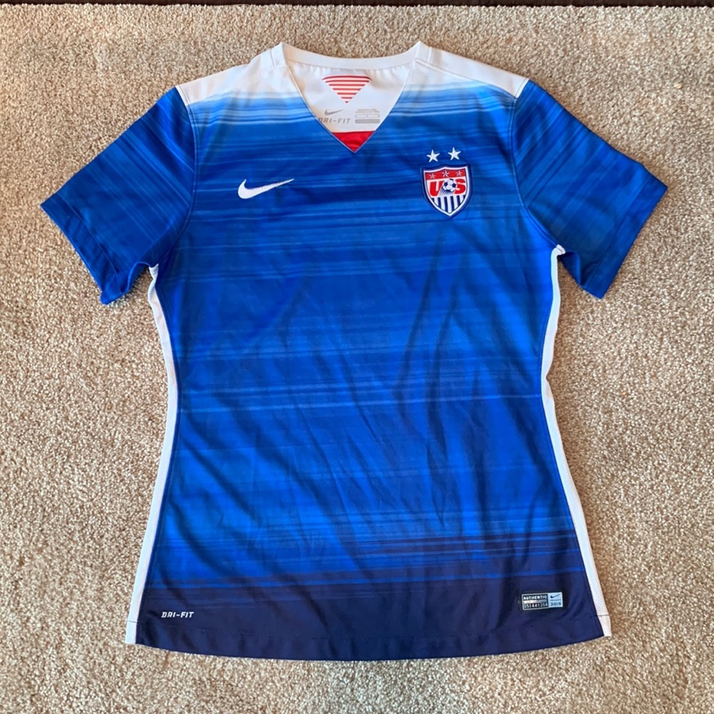 2015 Us Women's Soccer National Team Authentic Jersey Nike Dri-fit Medium